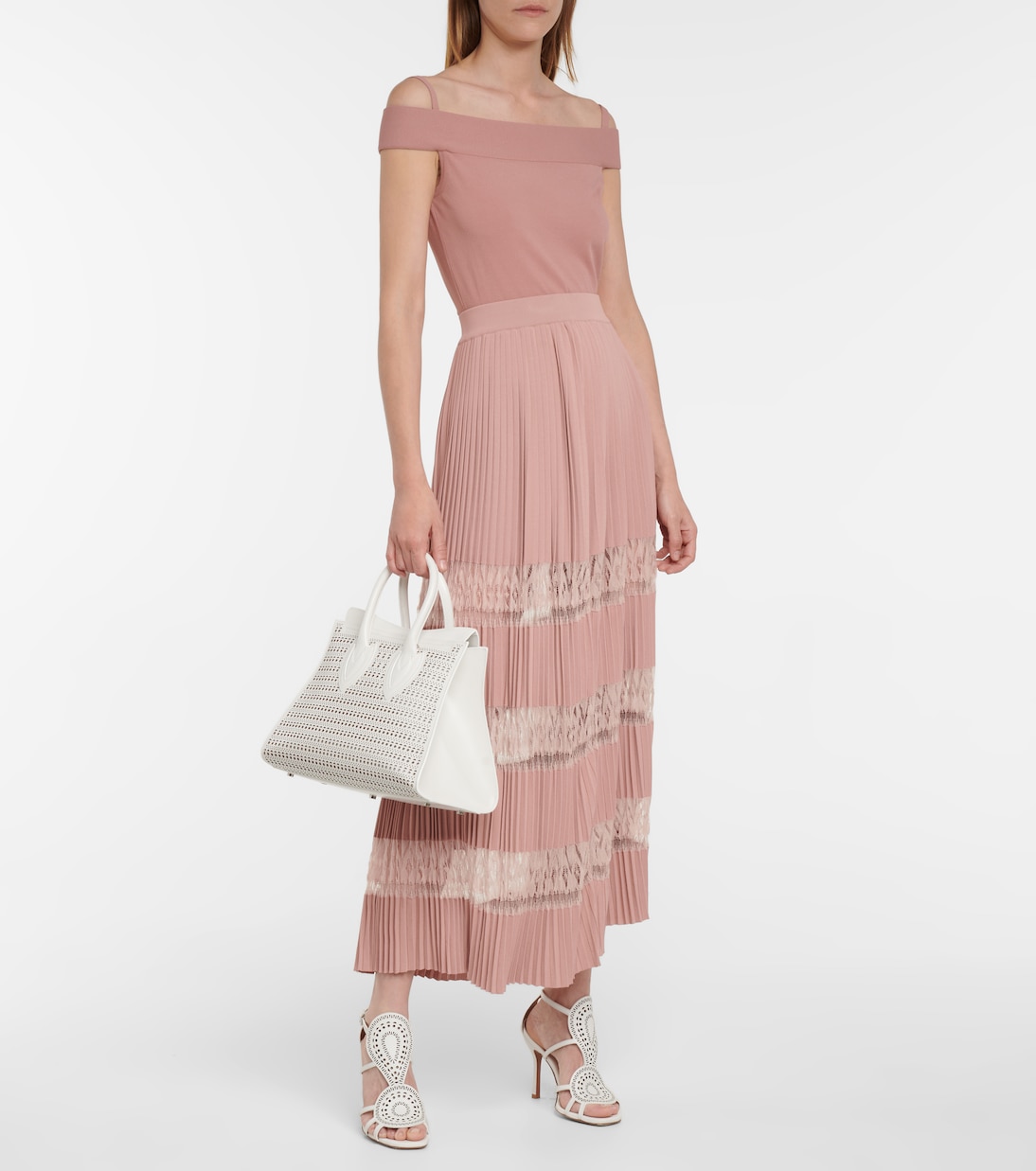 Body in maglia con scollo bardot | Alaïa