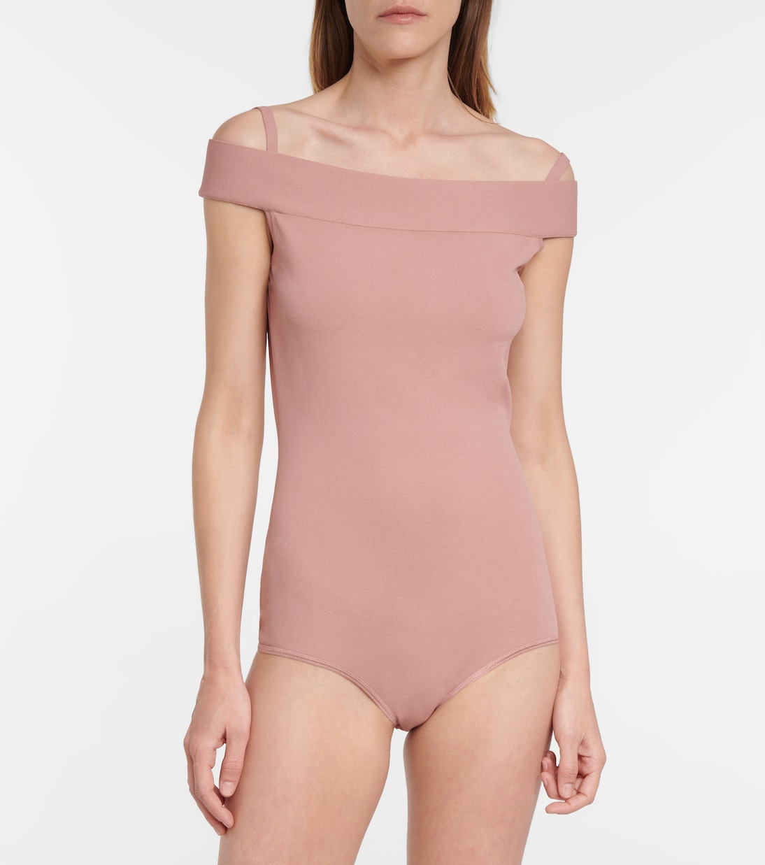 Body in maglia con scollo bardot | Alaïa