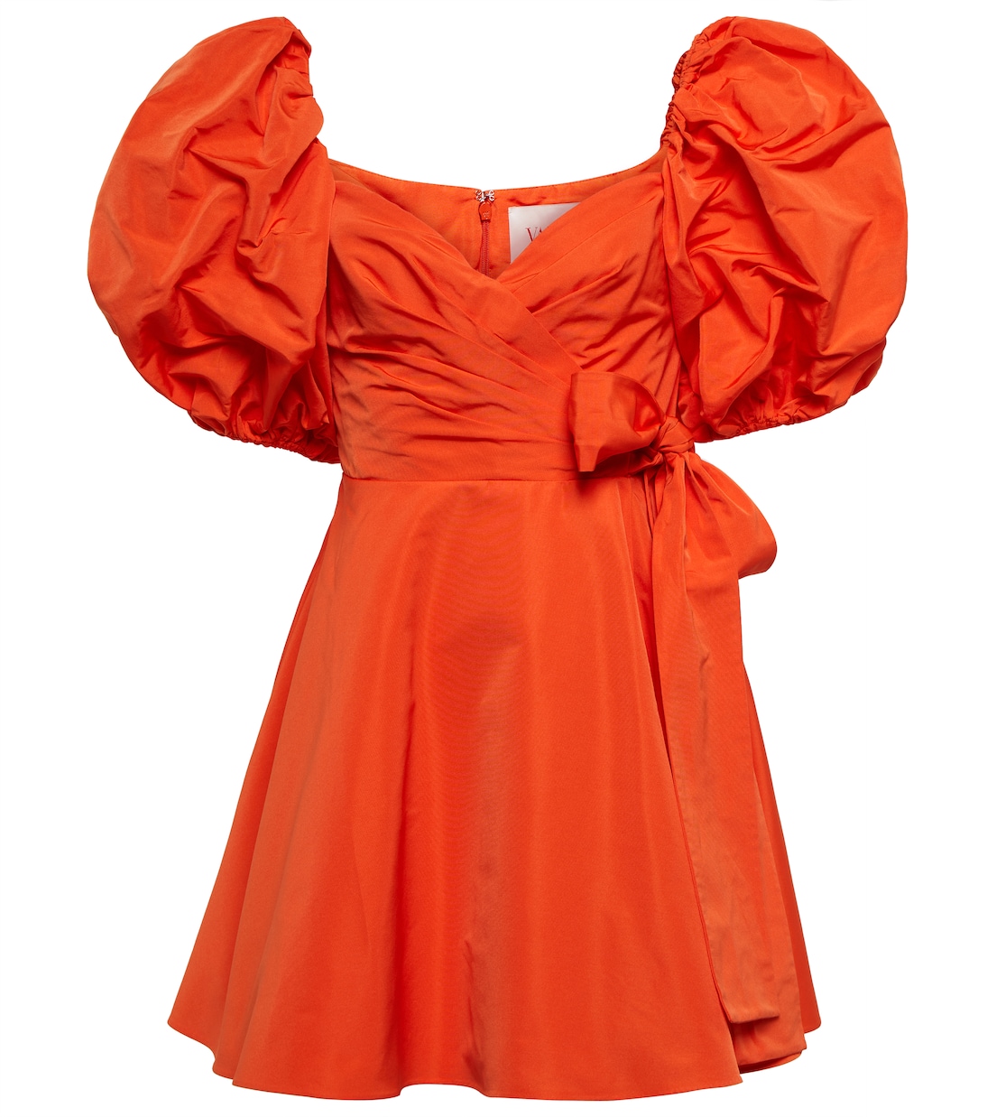 Bow-detail taffeta minidress | Valentino