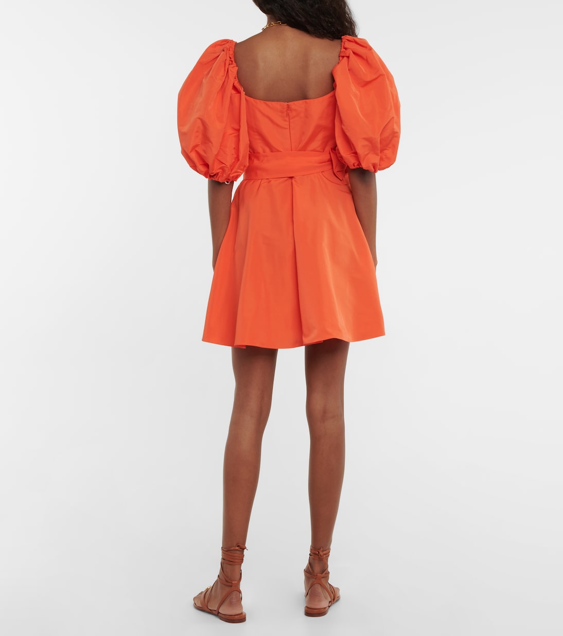 Bow-detail taffeta minidress | Valentino