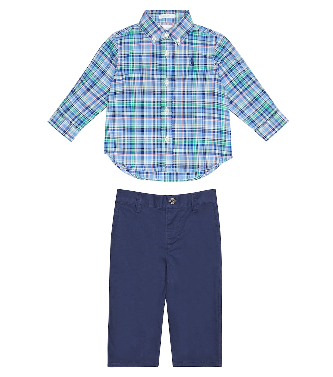 Baby - Camicia e pantaloni in misto cotone | Polo Ralph Lauren Kids