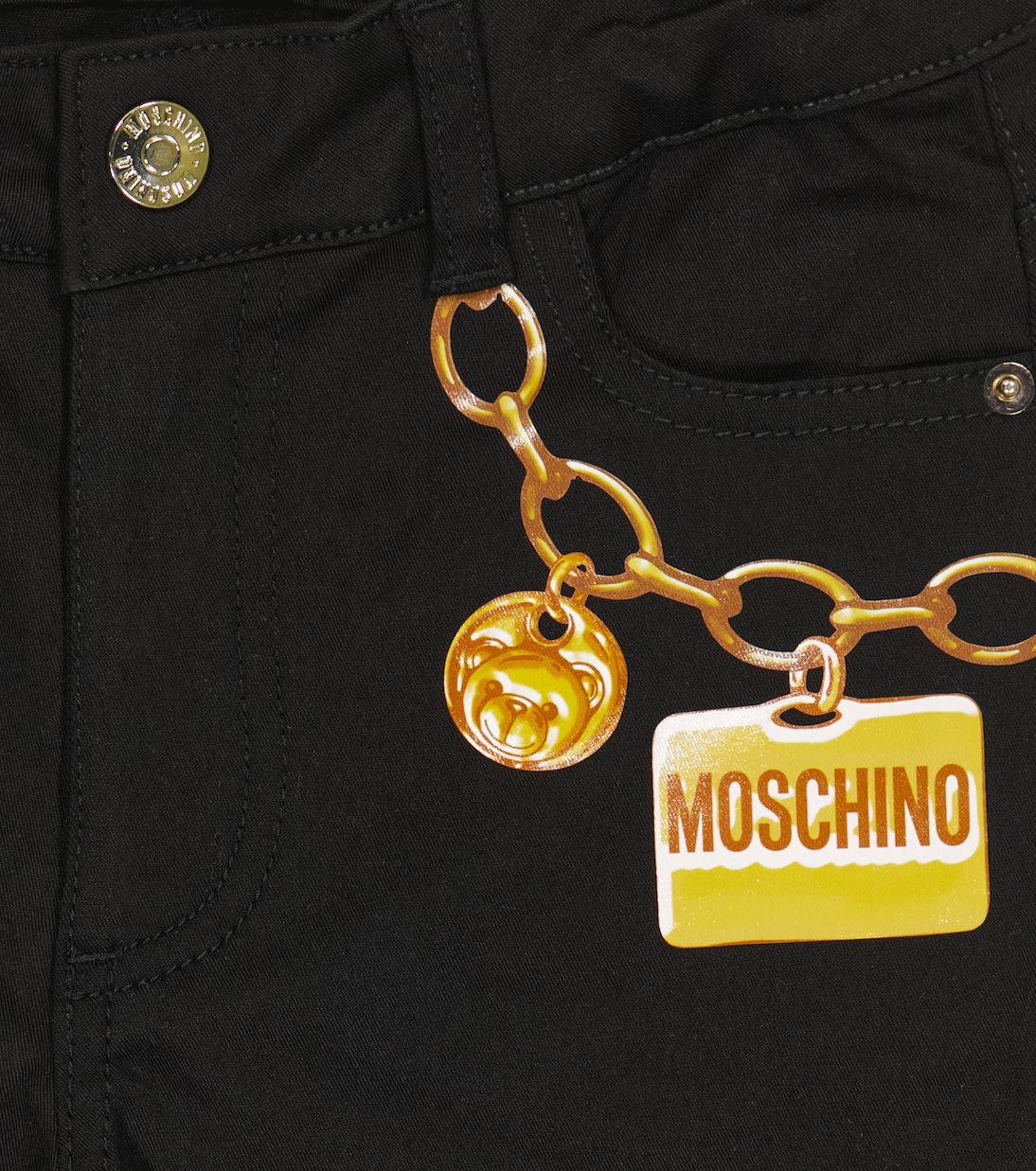 Logo printed flared pants | Moschino Kids