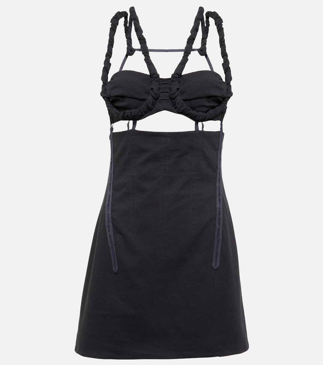 La Robe Meli cotton-blend minidress | Jacquemus