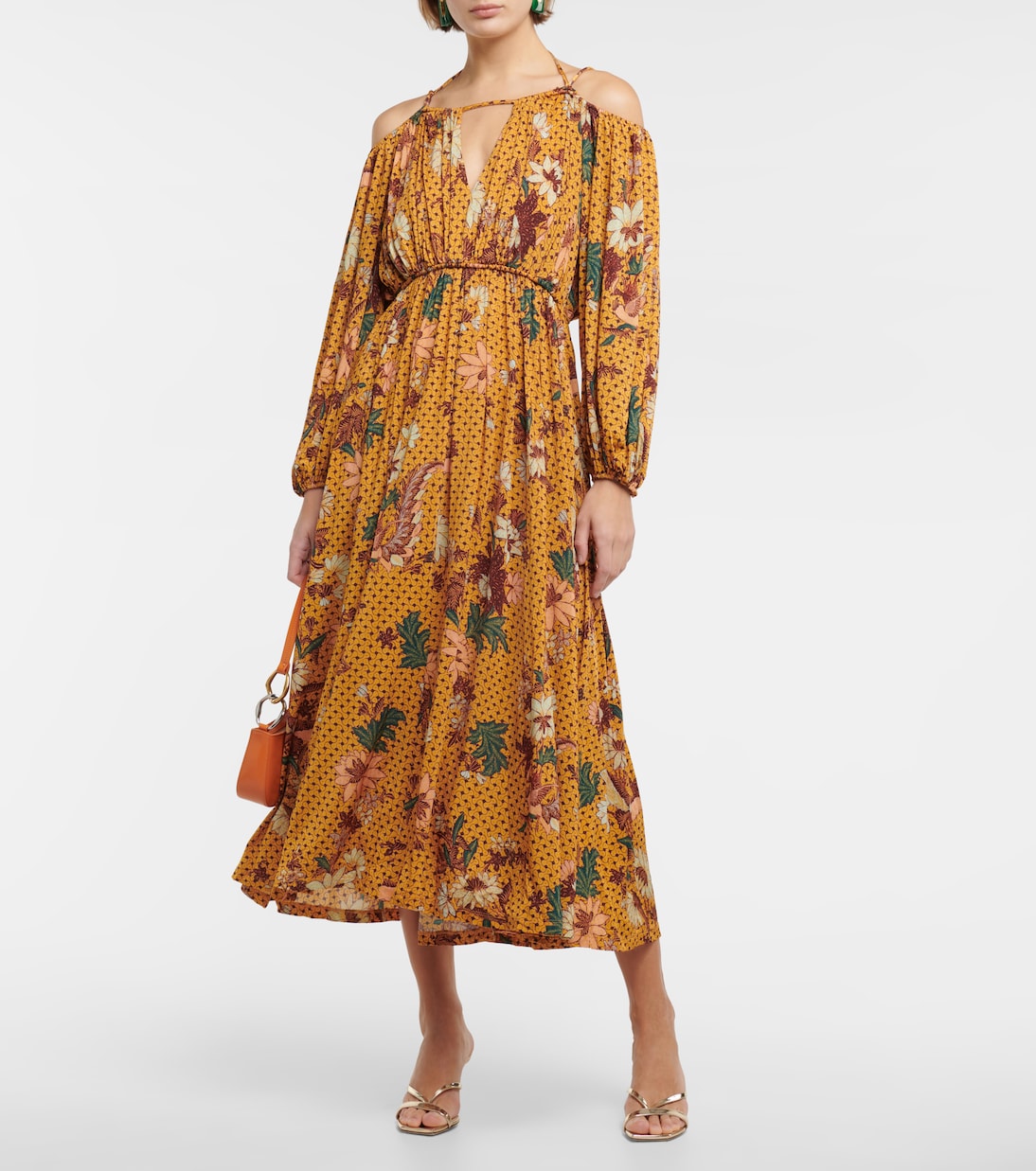 Noemi floral printed jersey midi dress | Ulla Johnson