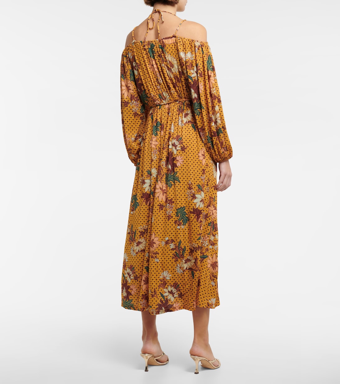 Noemi floral printed jersey midi dress | Ulla Johnson