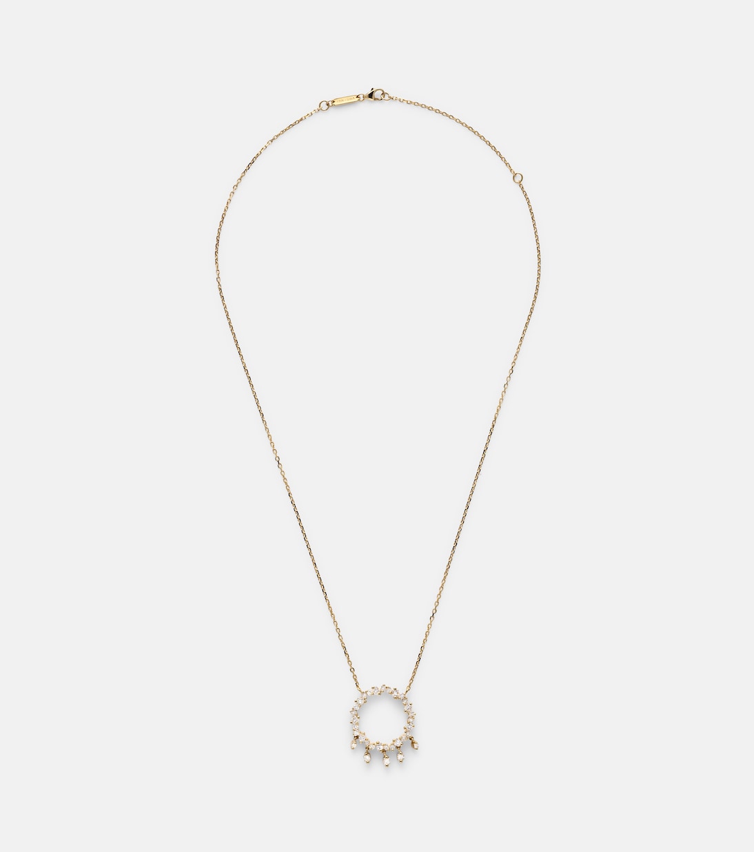 Collana in oro 18kt con diamanti di Suzanne Kalan, stile giovane e raffinato