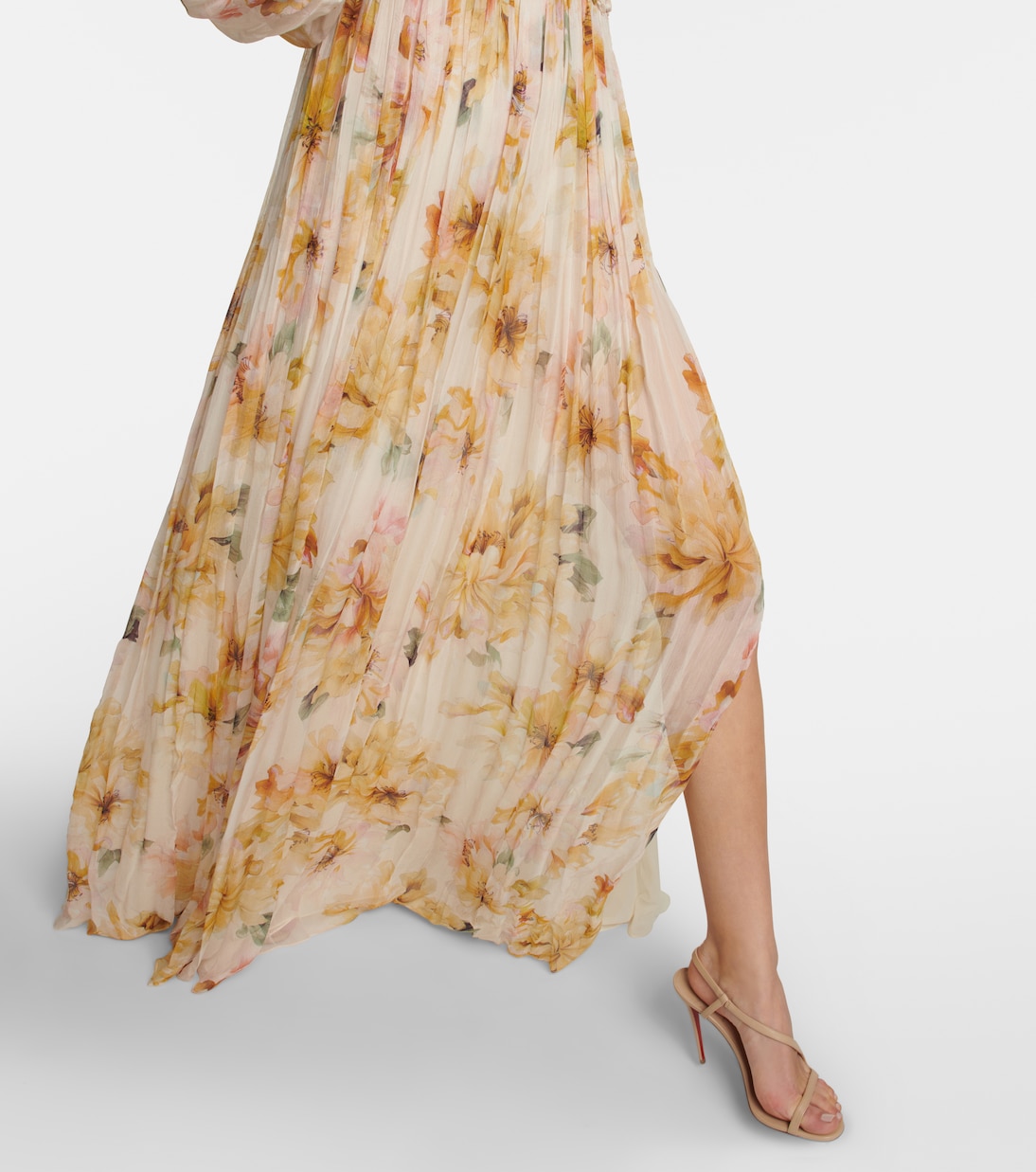 Gianna printed georgette gown | Costarellos