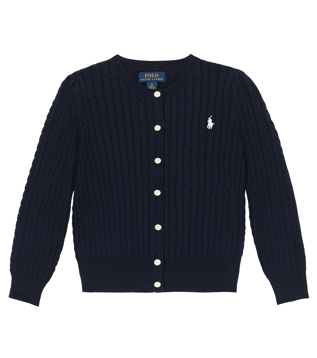 Cardigan in cotone a trecce | Polo Ralph Lauren Kids