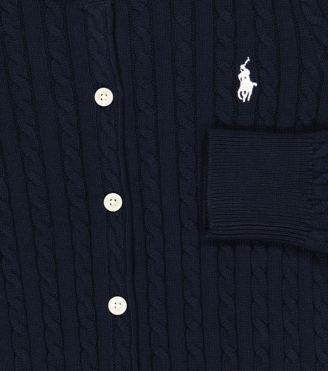 Cardigan in cotone a trecce | Polo Ralph Lauren Kids