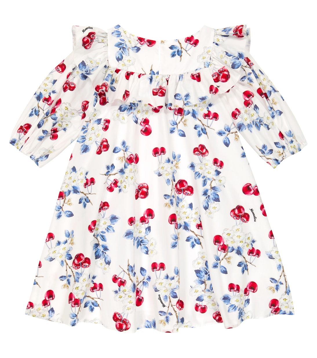 Abito Cherry in popeline di cotone | Monnalisa