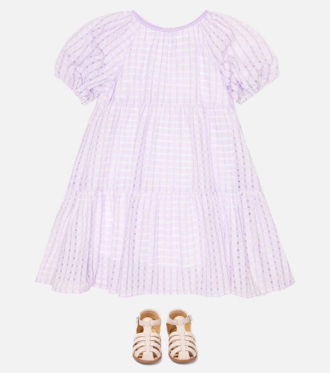 Alma cotton-blend seersucker dress | Paade Mode