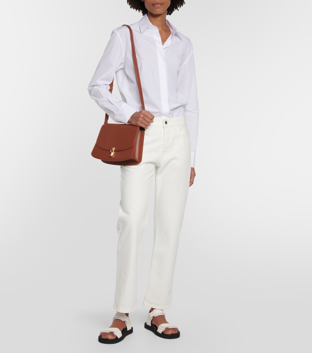 Sandali Hook and Loop in pelle | The Row