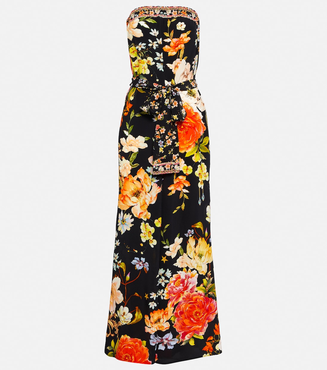 Mono Secret History de seda floral | Camilla