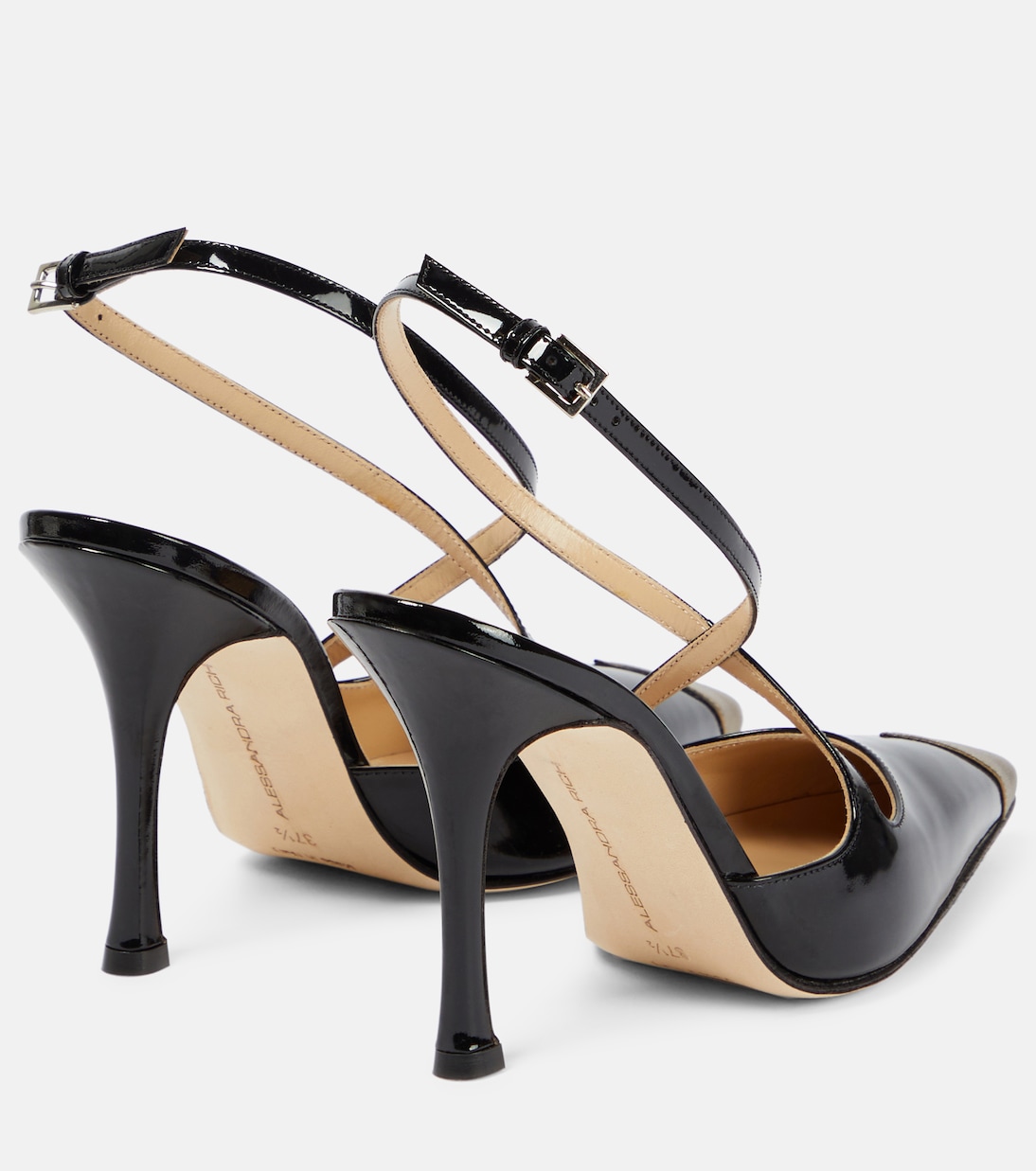 Escarpins en cuir verni | Alessandra Rich