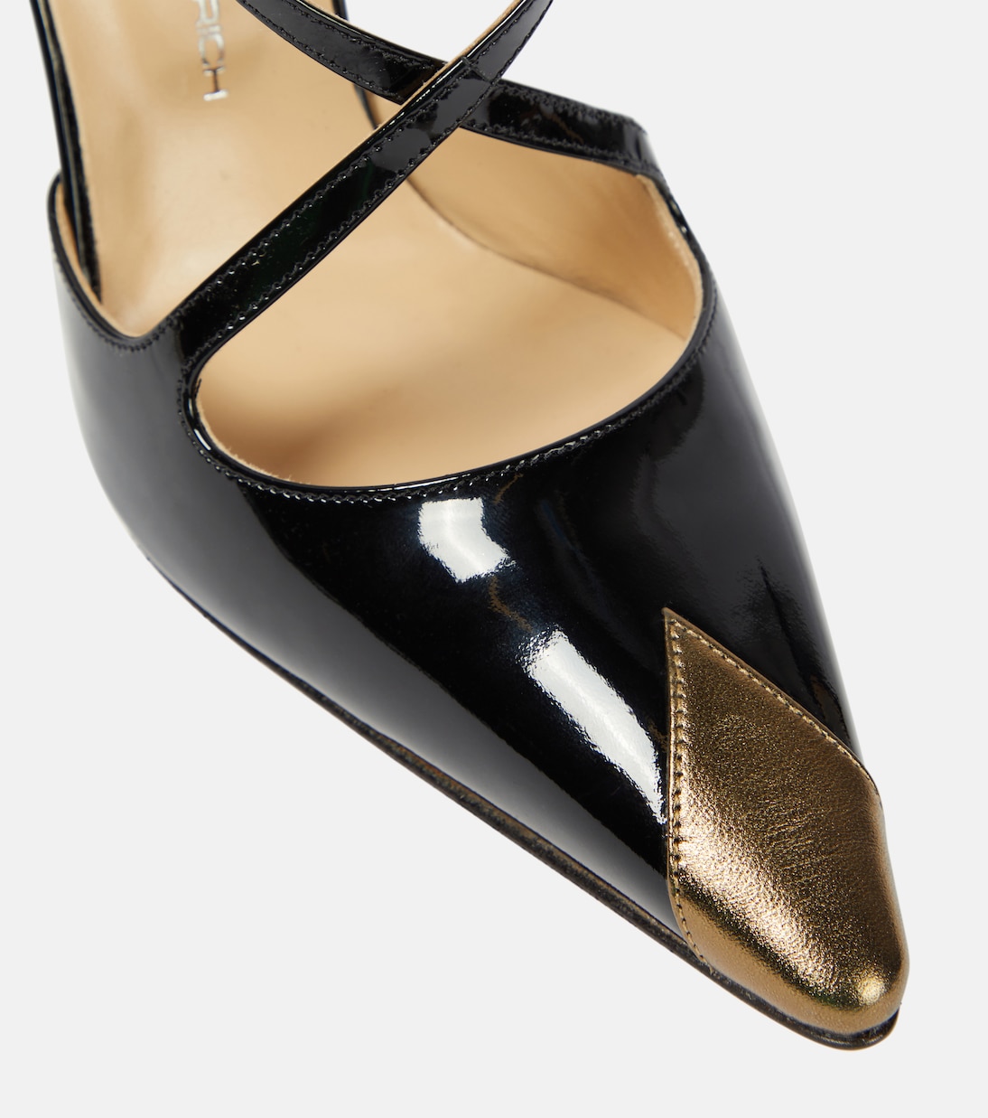 Escarpins en cuir verni | Alessandra Rich
