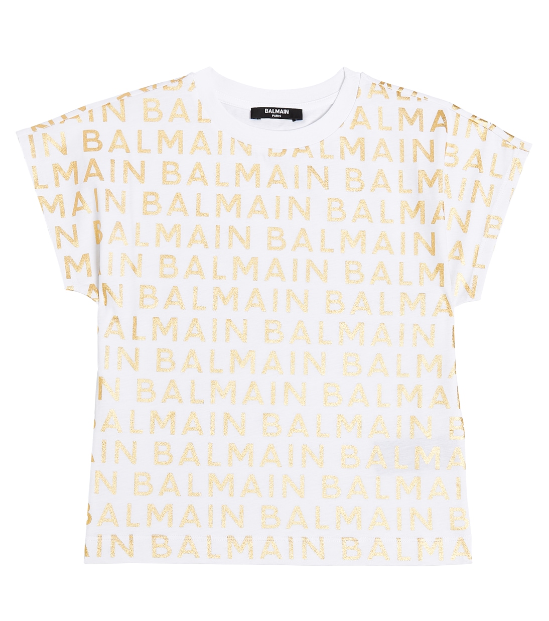 T-shirt en coton à logo | Balmain Kids