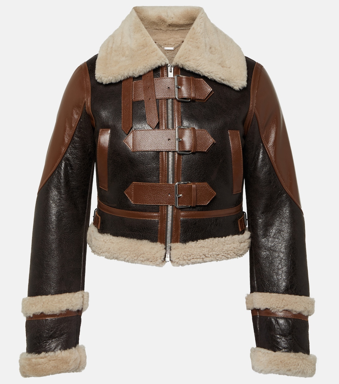Chaqueta de piel con borrego | Blumarine
