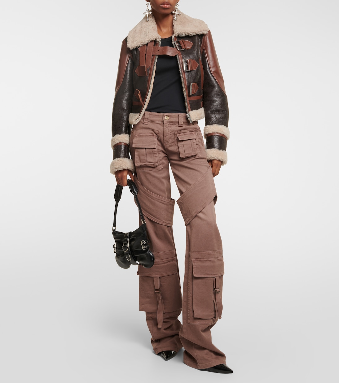 Chaqueta de piel con borrego | Blumarine