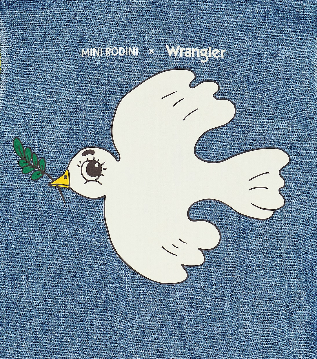 x Wrangler cotton denim jacket | Mini Rodini