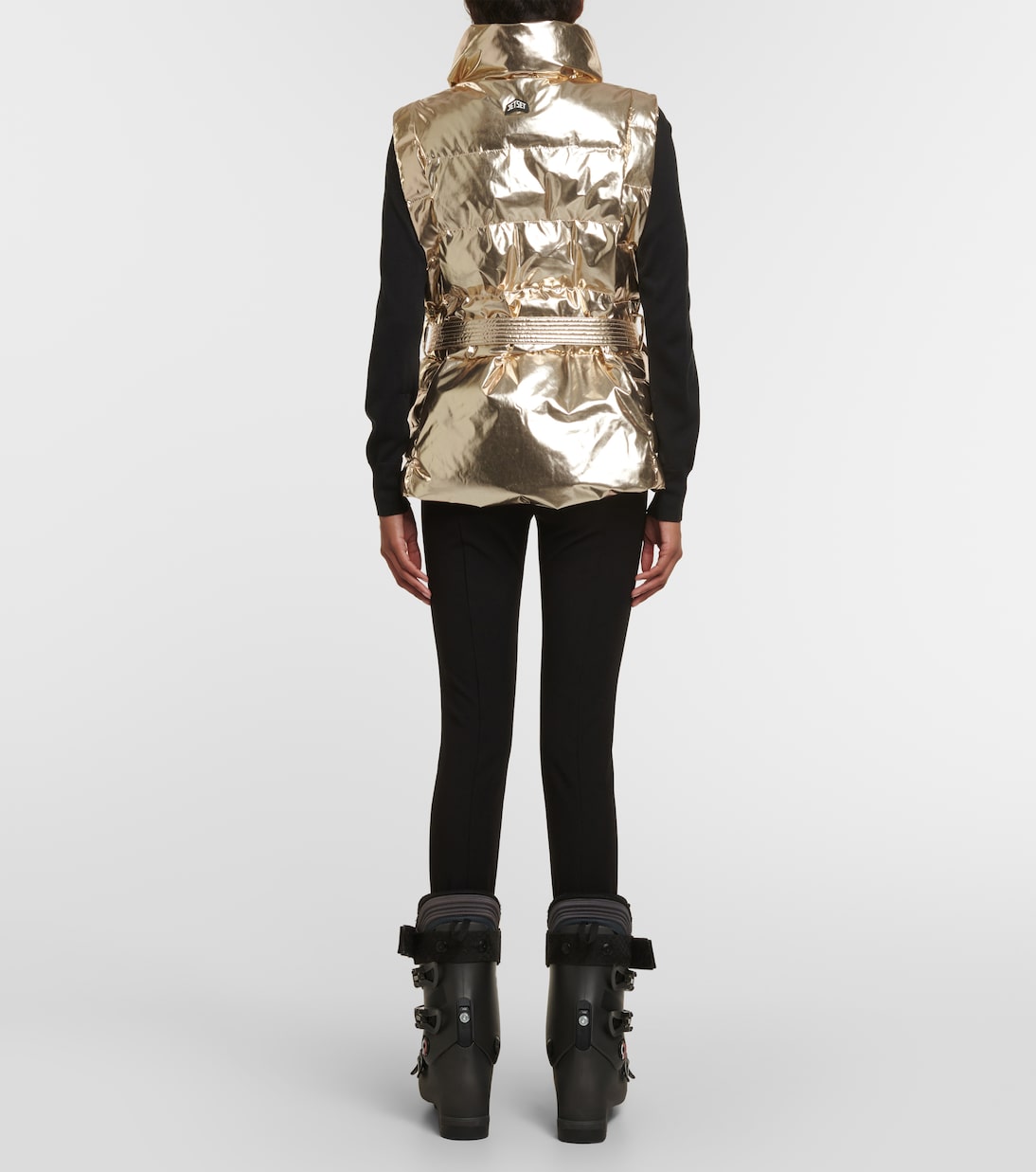 Gardena metallic puffer vest | Jet Set