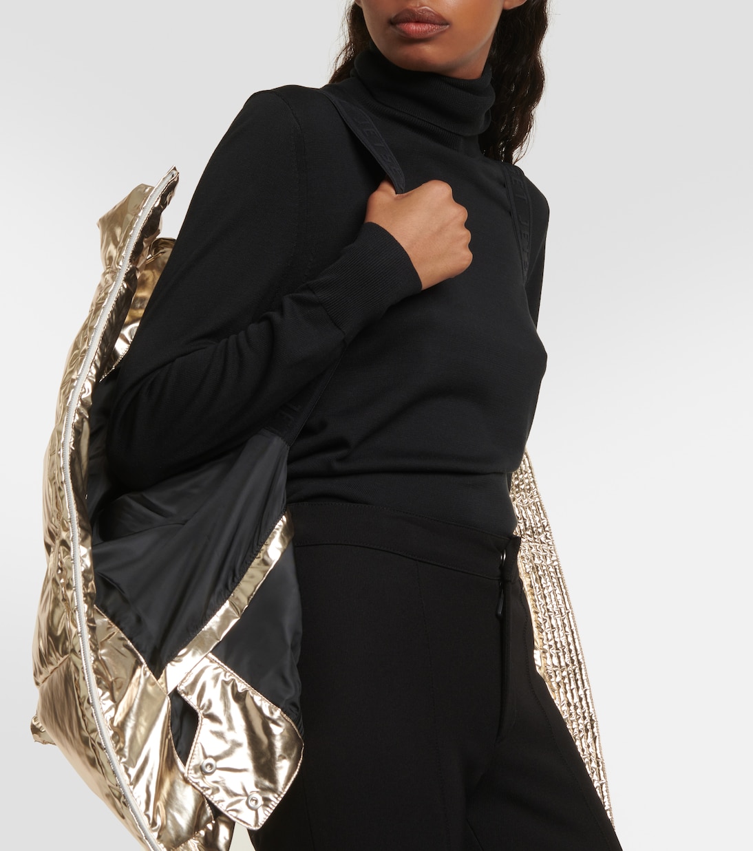Gardena metallic puffer vest | Jet Set
