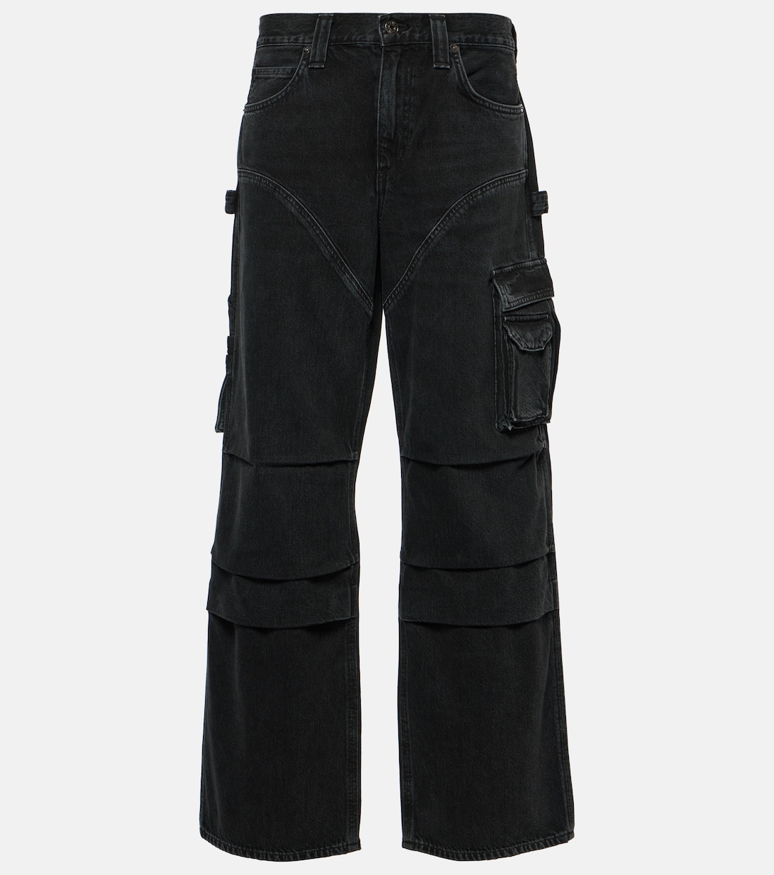 Jeans cargo Nera regular a vita media | Agolde