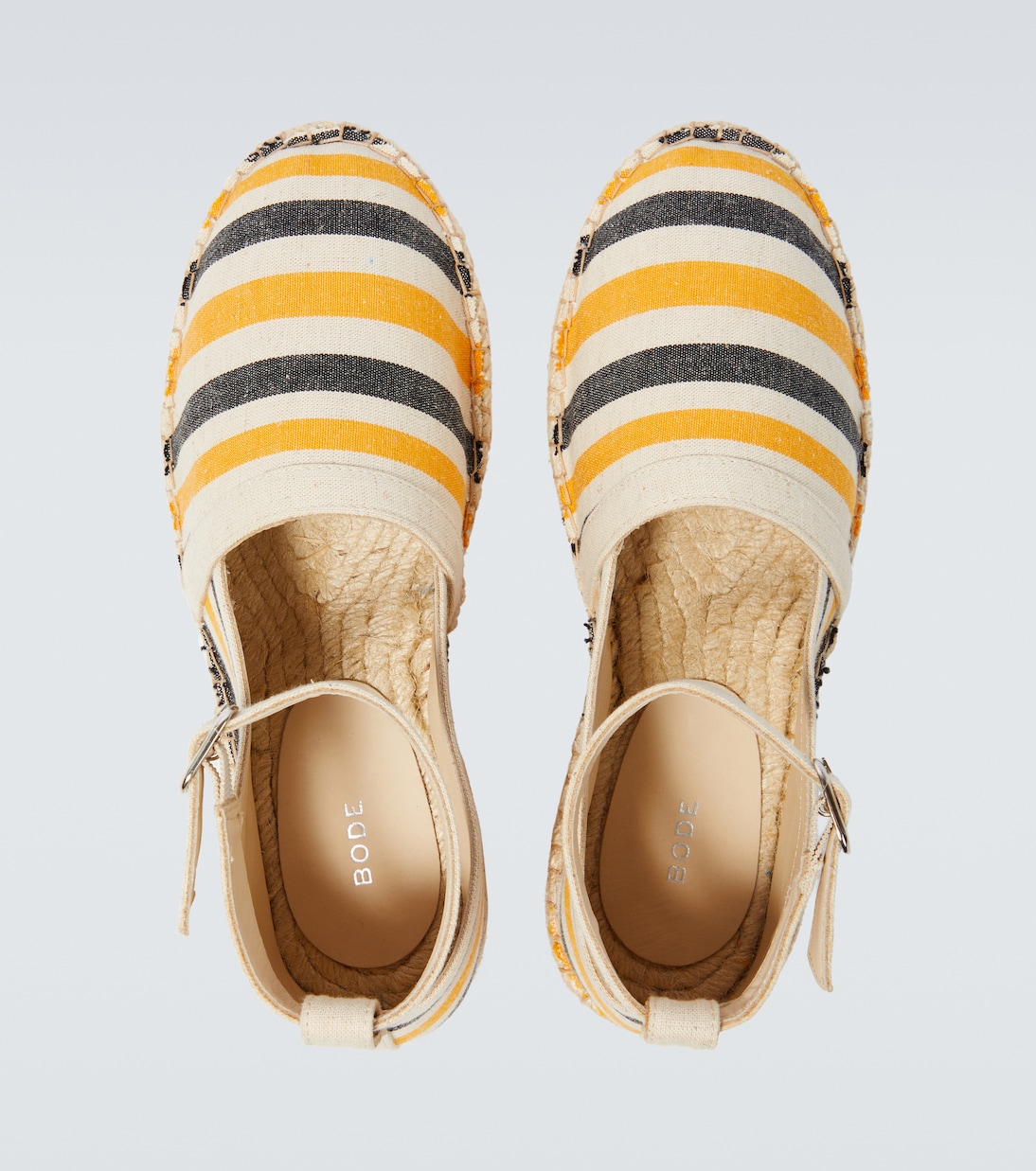 Namesake striped espadrilles | Bode