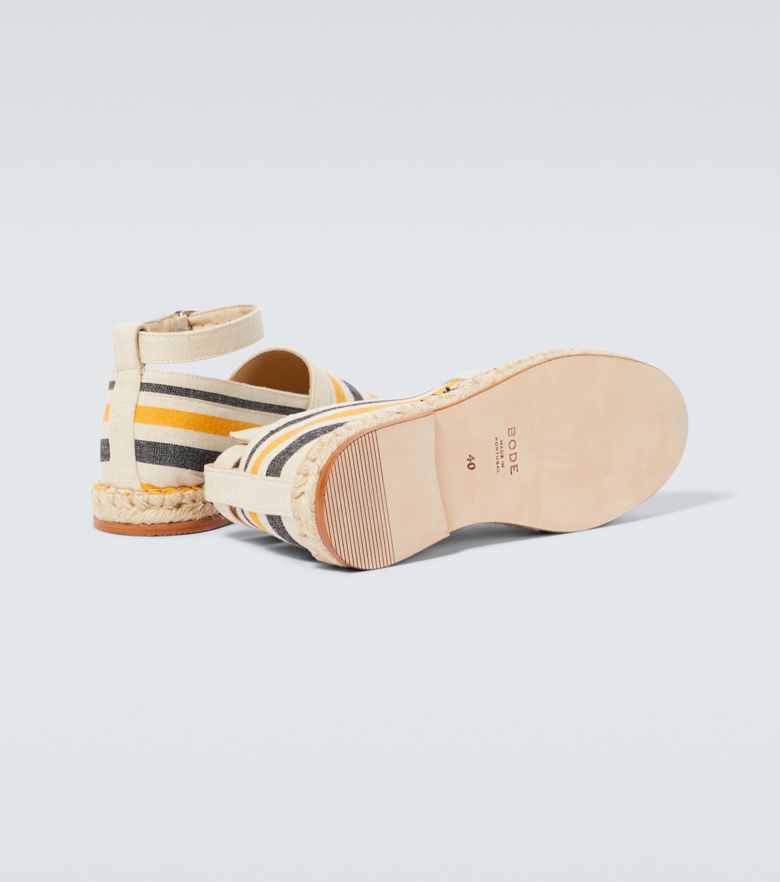 Namesake striped espadrilles | Bode