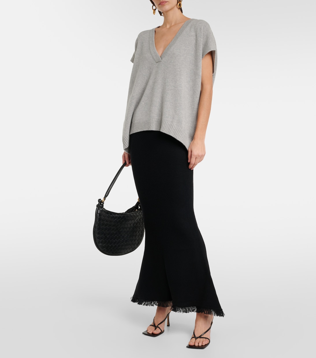Sofia cashmere maxi skirt  | Lisa Yang