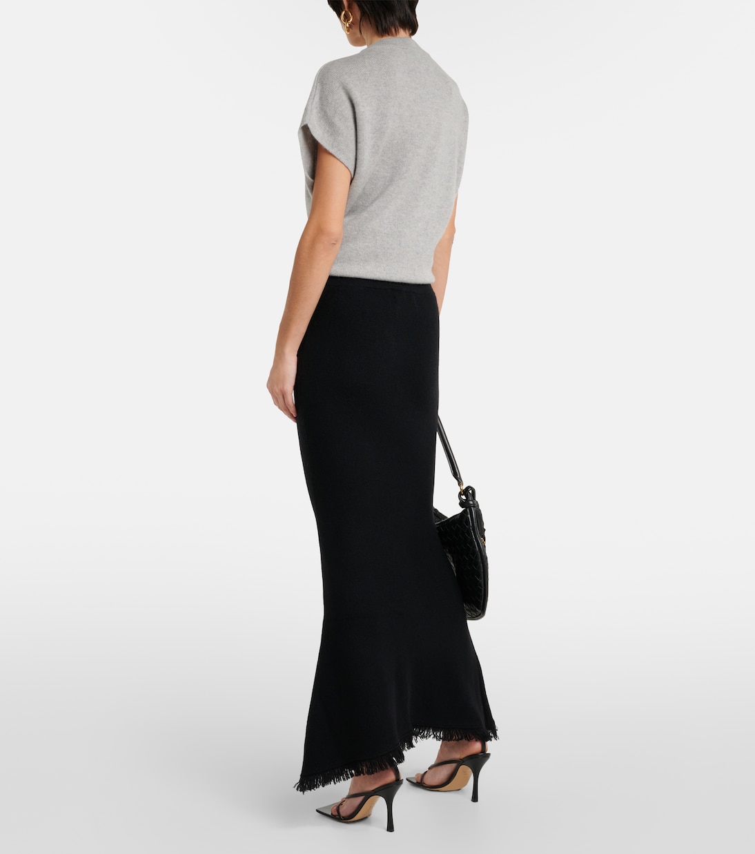 Sofia cashmere maxi skirt  | Lisa Yang
