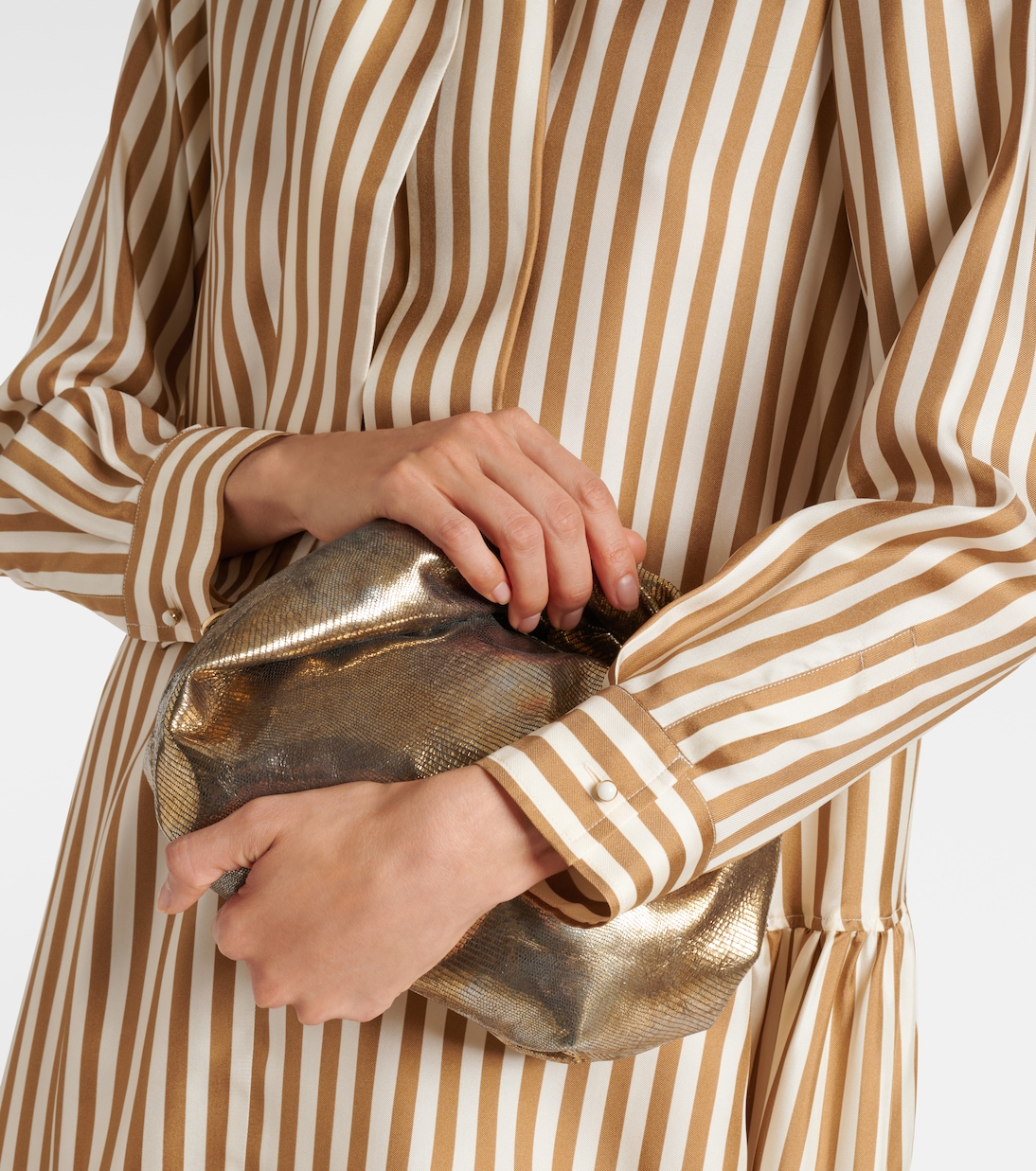 Vestido largo Faesite de sarga de seda | Max Mara