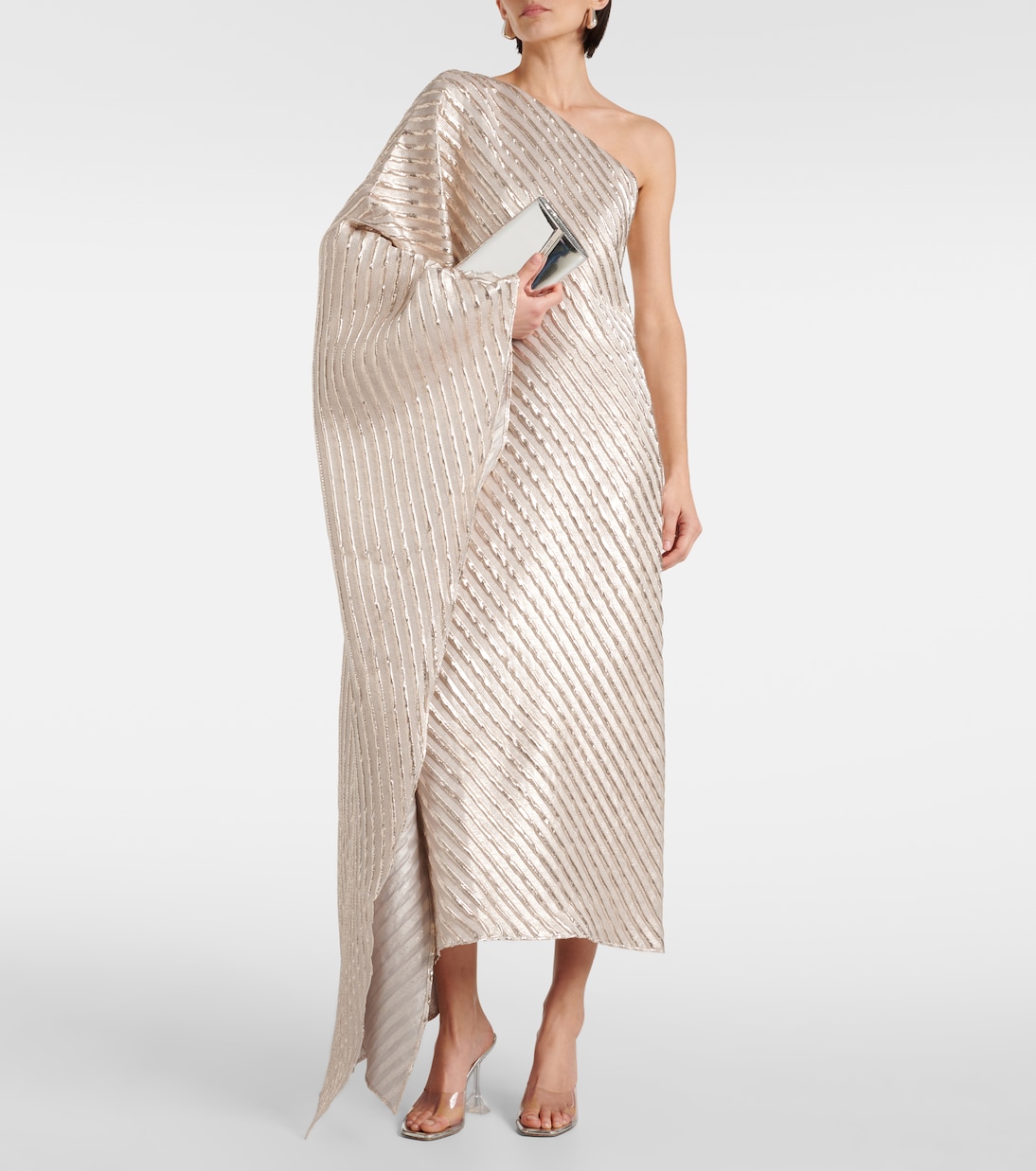 Abito lungo Metropolis in jacquard | Taller Marmo