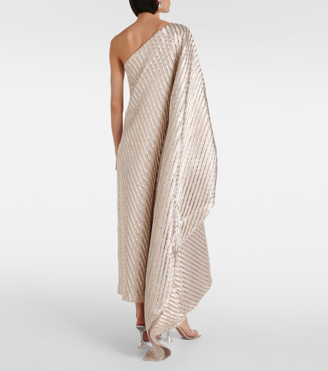 Abito lungo Metropolis in jacquard | Taller Marmo