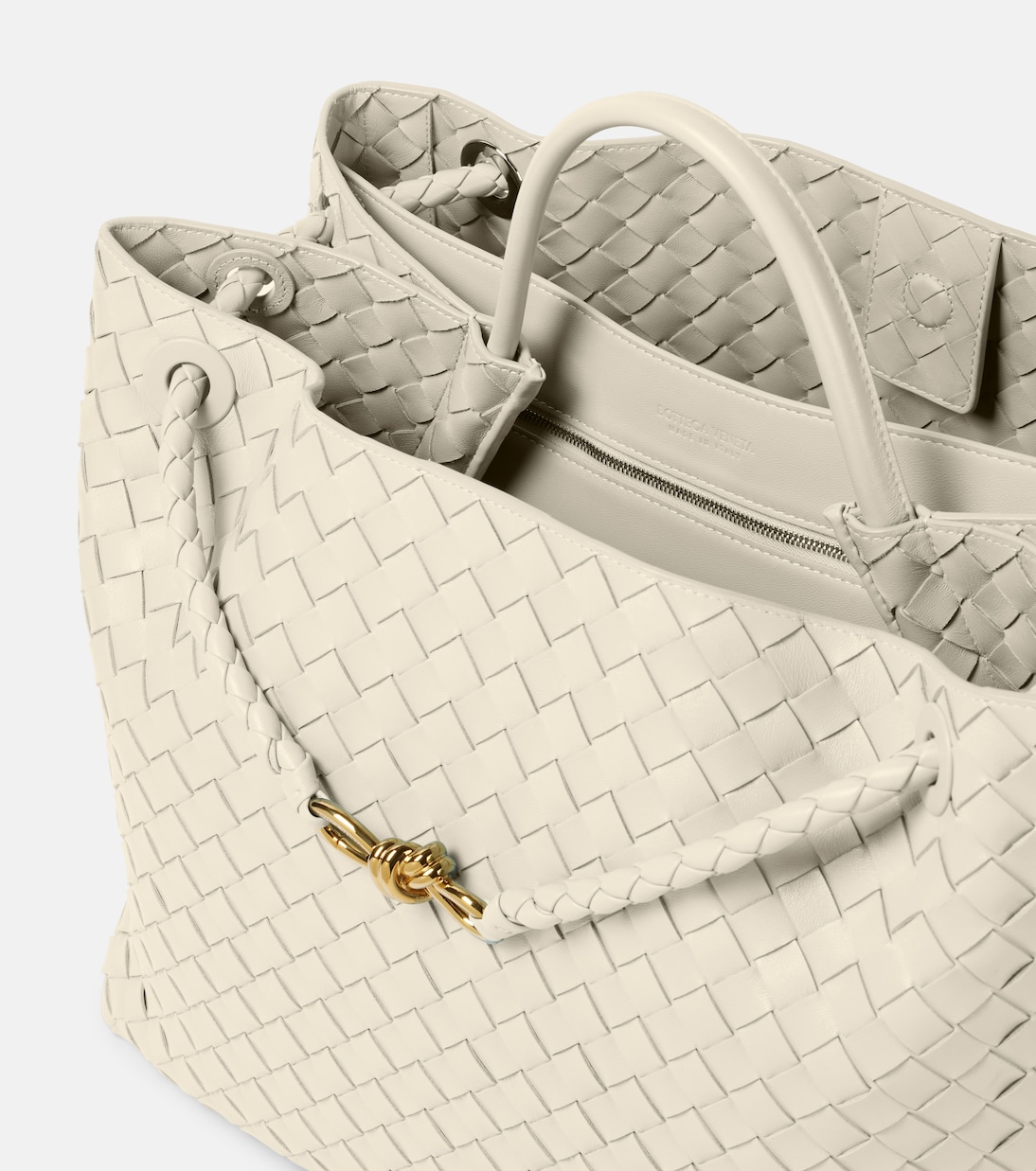 Sac Andiamo Large en cuir Intrecciato  | Bottega Veneta