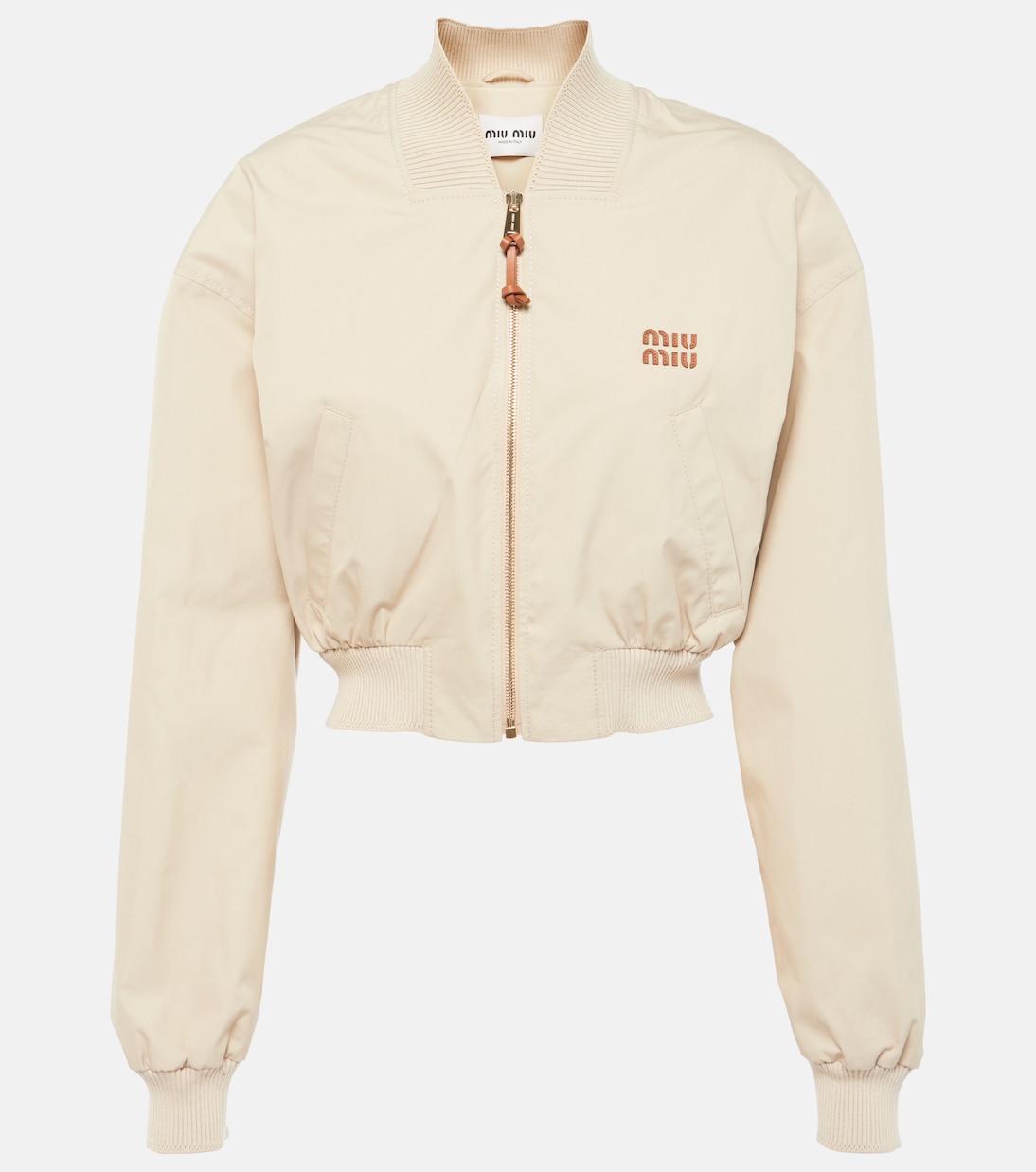 Blouson Panama in cotone | Miu Miu