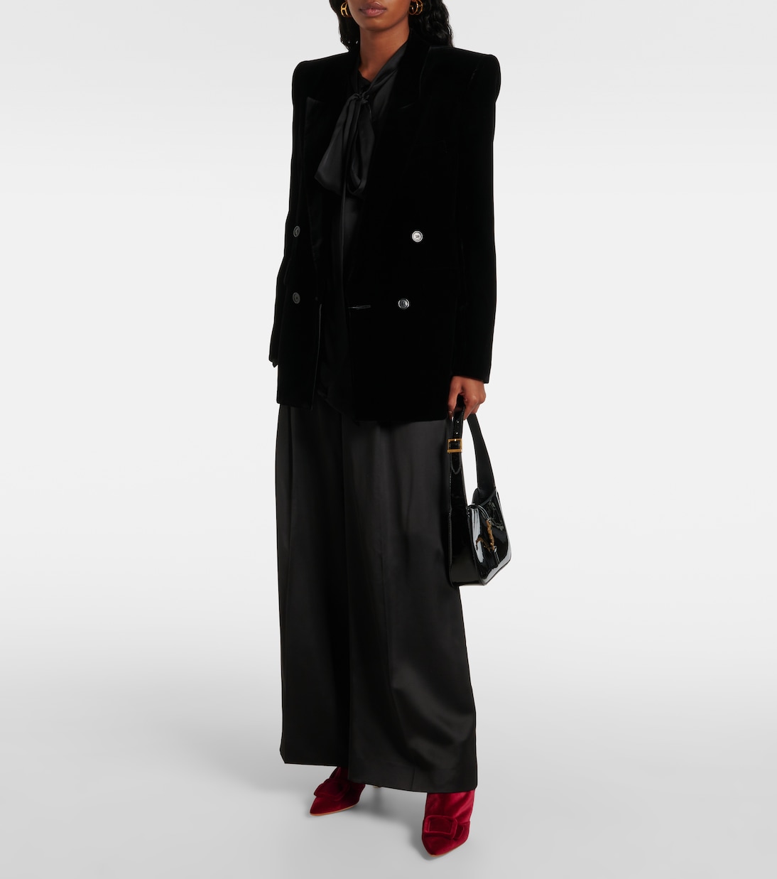 Stivaletti Baylow in velluto | Manolo Blahnik
