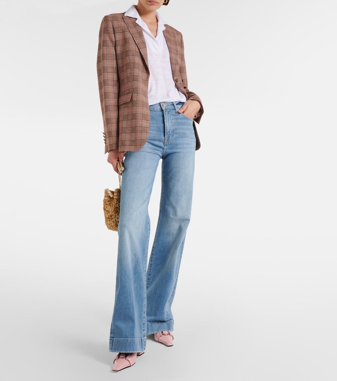 High-Rise Flared Jeans Modern Dojo | 7 For All Mankind