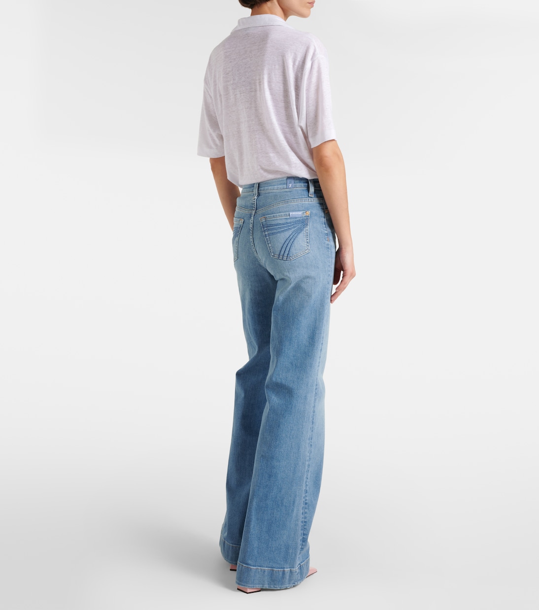 High-Rise Flared Jeans Modern Dojo | 7 For All Mankind