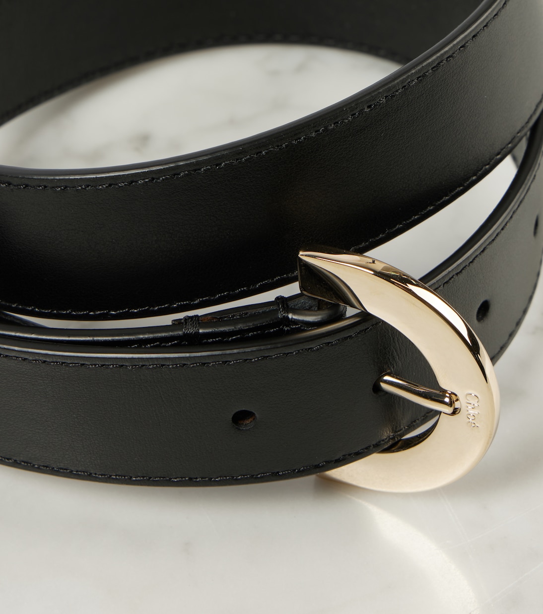 Cinturón C de piel | Chloé