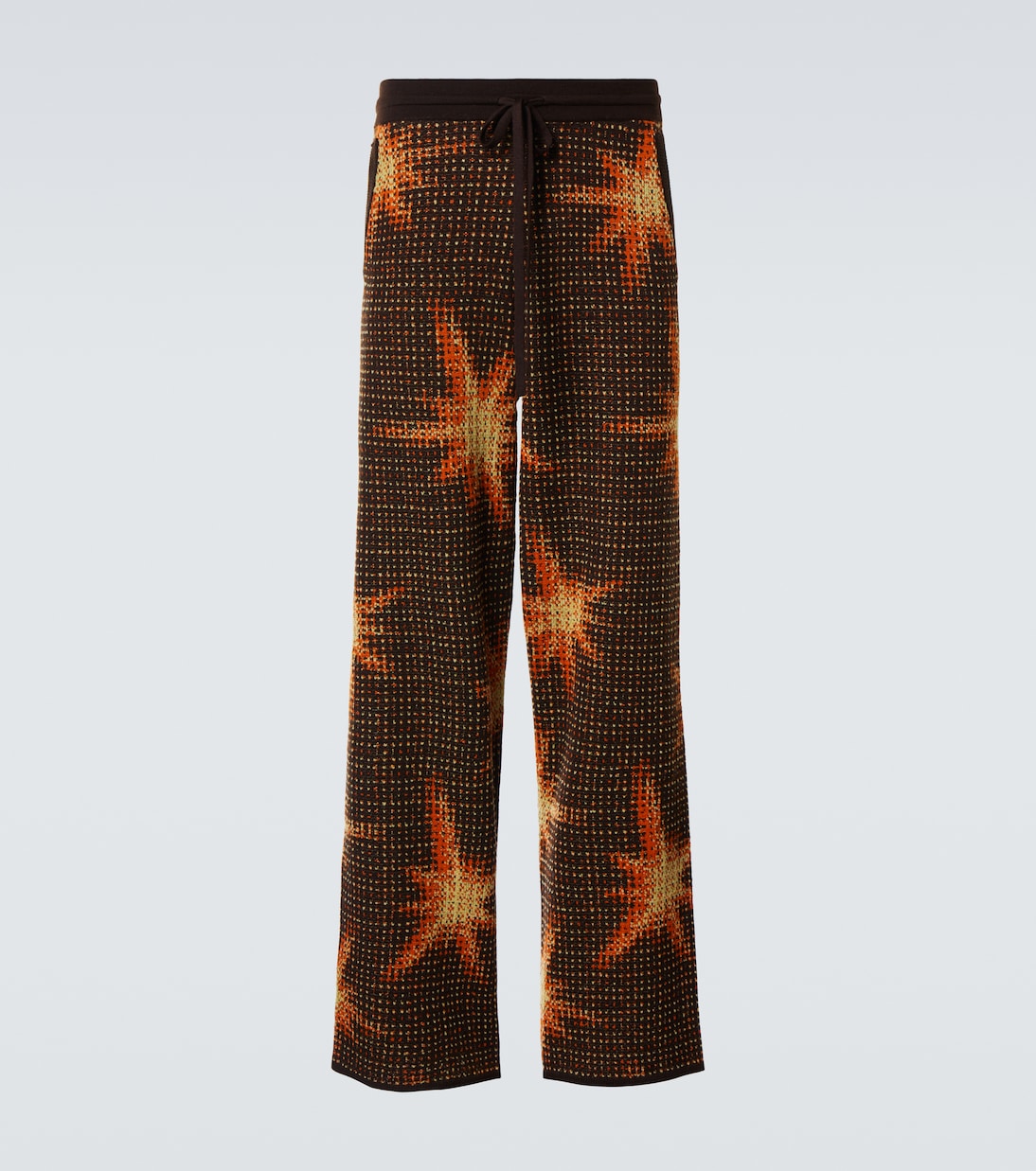 Printed wool-blend sweatpants  | Dries Van Noten