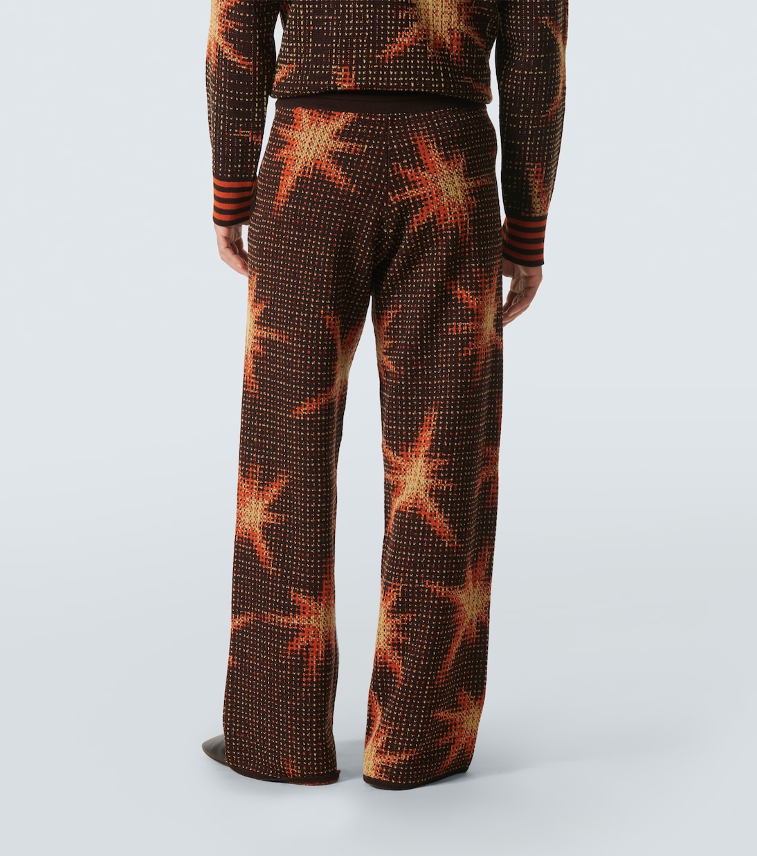 Printed wool-blend sweatpants  | Dries Van Noten
