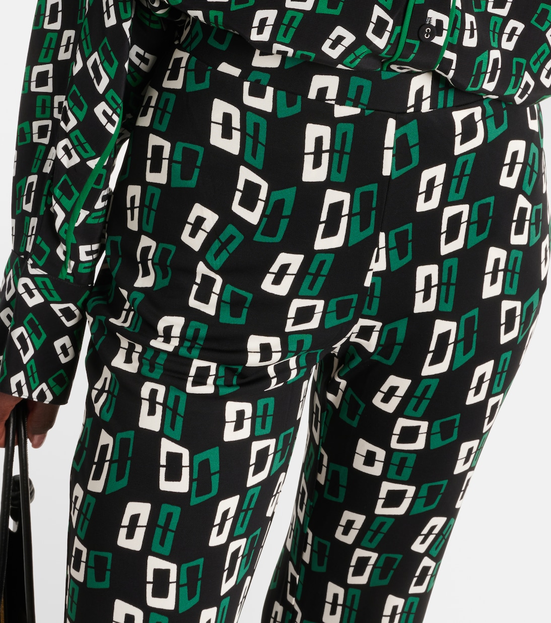 Pantalones flared Brooklyn de jersey | Diane von Furstenberg