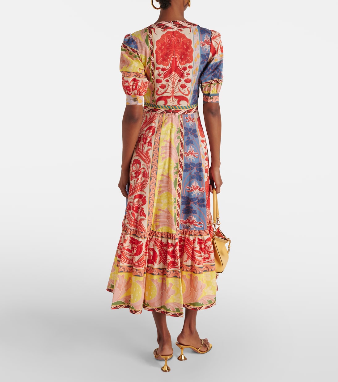 Vestido envolvente de algodón estampado | Etro