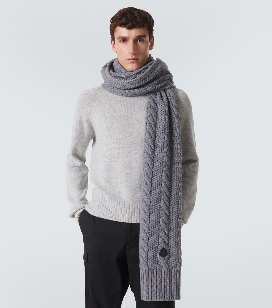 Wool and cashmere scarf | Moncler