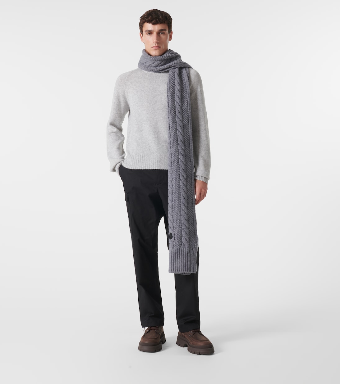 Wool and cashmere scarf | Moncler