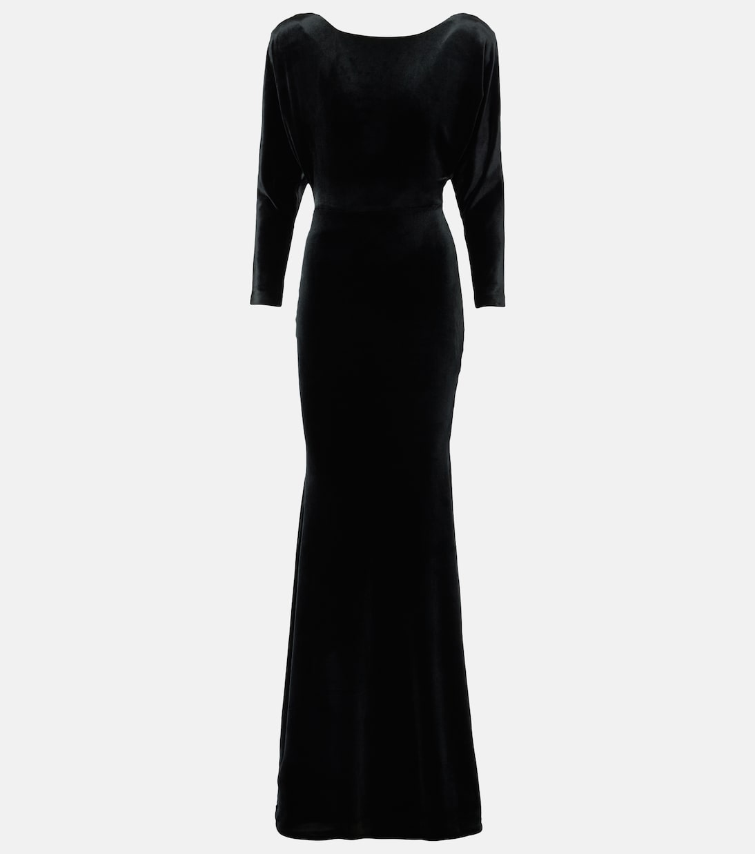 Open-back velvet gown | Alex Perry