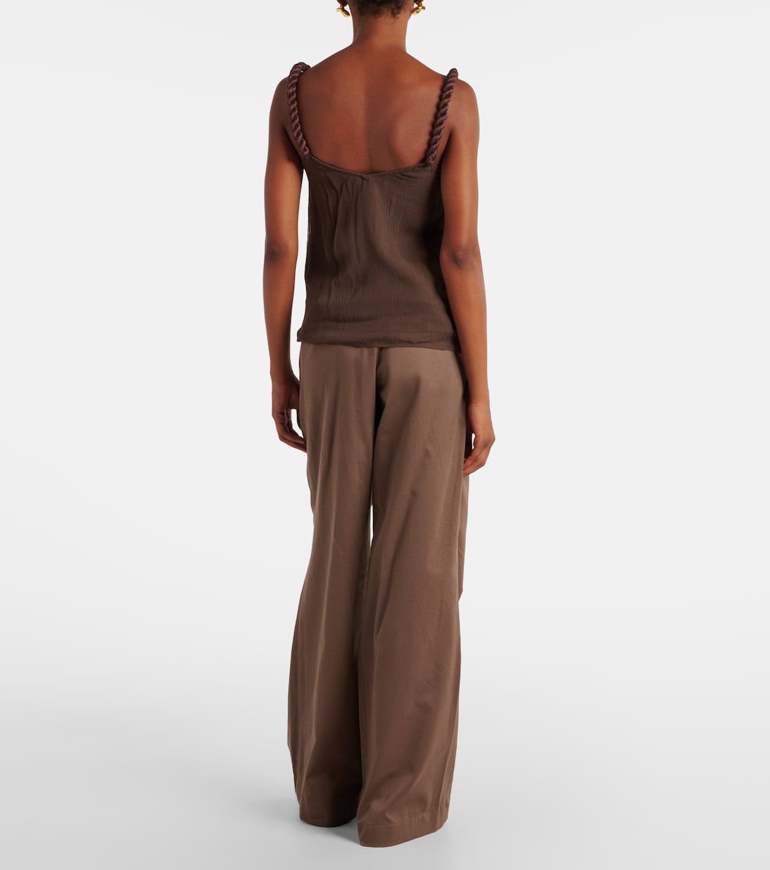 Layered tassel-detail camisole | JW Anderson