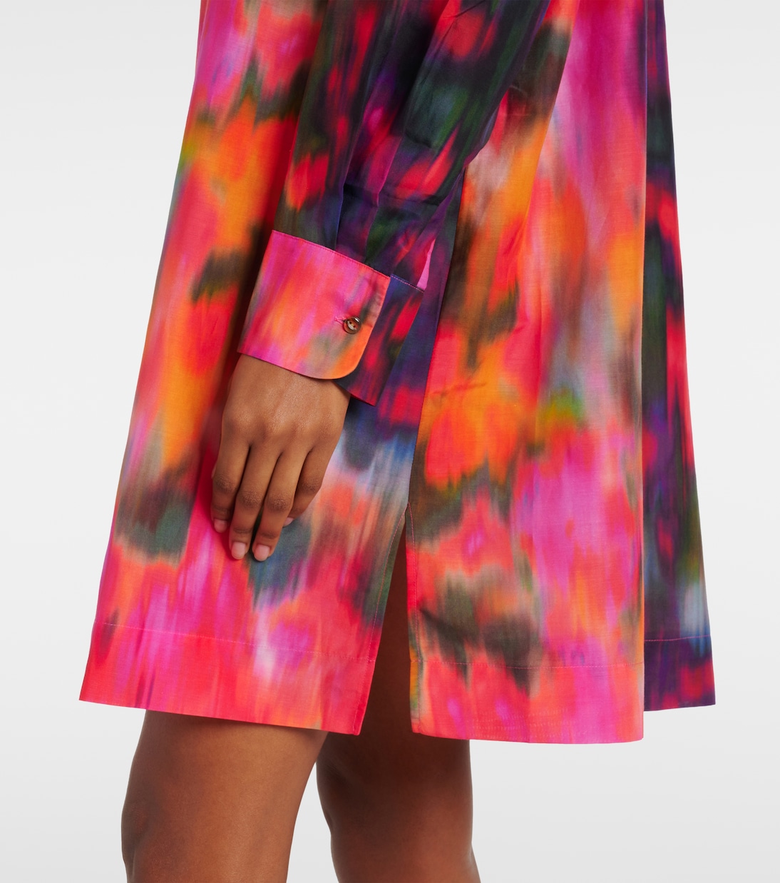 Vestido Camisero Juvenil de Algodón y Seda Galaxie