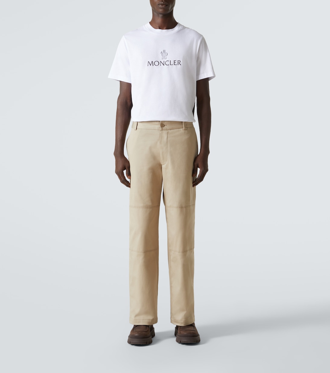 Camiseta en jersey de algodón con logo | Moncler