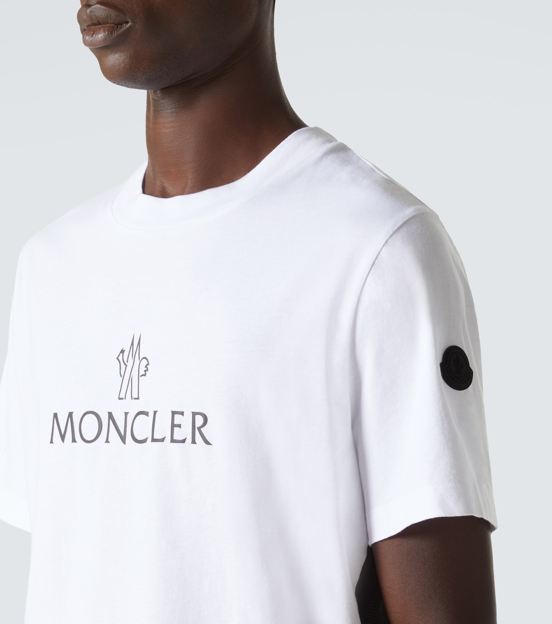 Camiseta en jersey de algodón con logo | Moncler